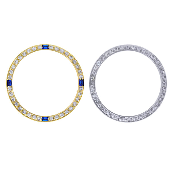 Cubic Zirconia Bezels Fit Rolex