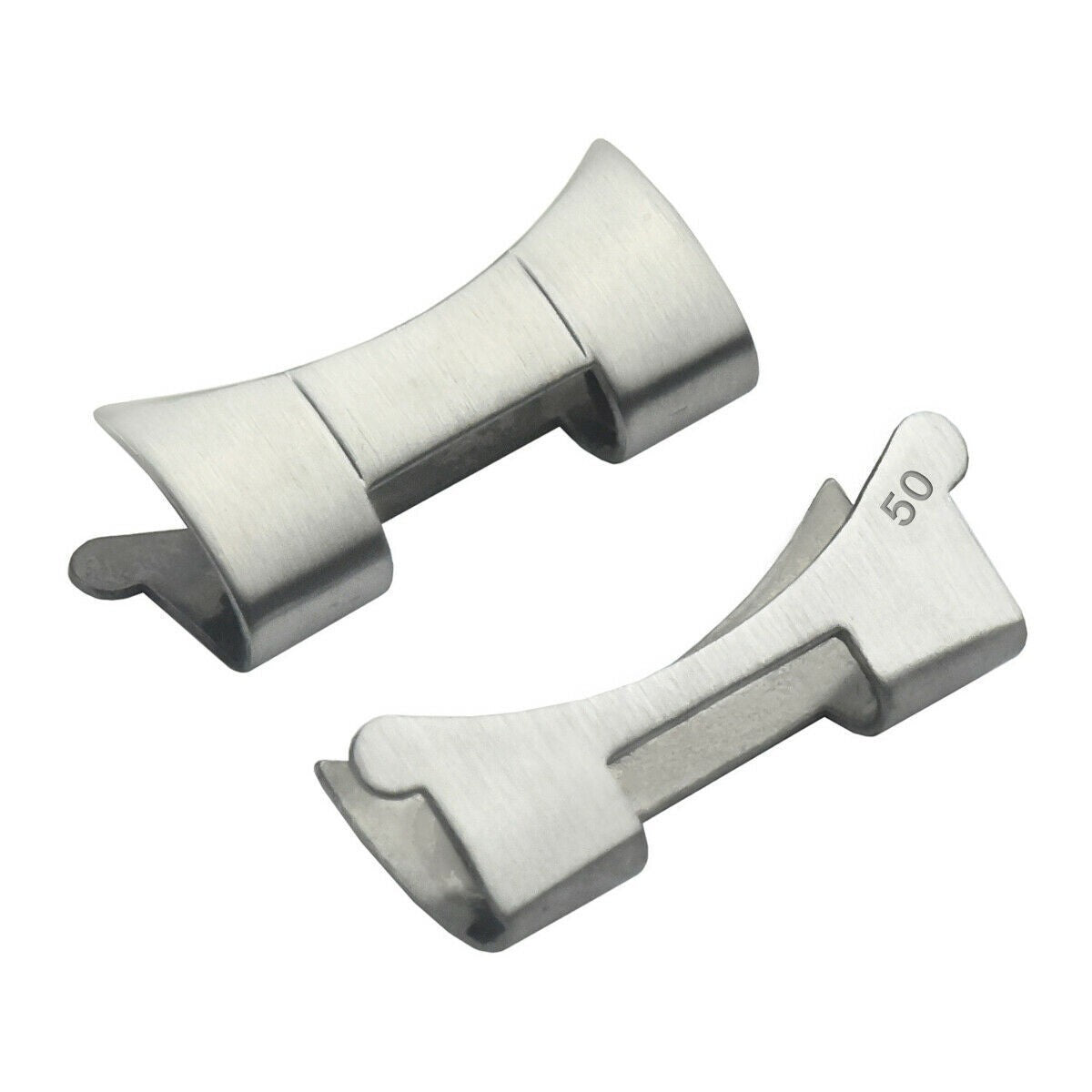 2 Oyster Band End Piece for 20MM Rolex 1675, 16750, 6239, 6241, 5500 Stamped 50