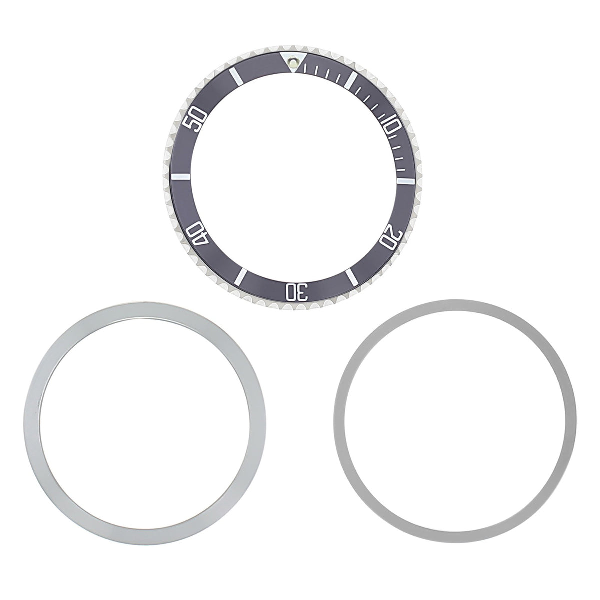 Bezel Ring Insert for Tudor Submariner 7016 9401 7928 76100 94110 7528 Gray SS