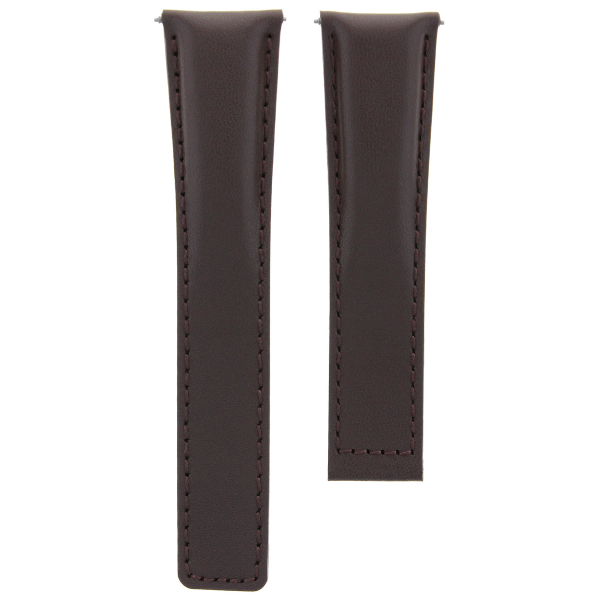 20/16MM LEATHER WATCH STRAP BAND UNIVERSAL MADE WITH GENUINE ITALIAN LEATHER, Brown, view 4