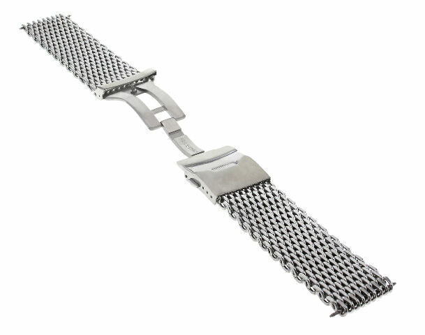 18mm-20mm,22mm,24mm SHARK MESH STAINLESS STEEL WATCH BAND BRACELET FOR TAG HEUER