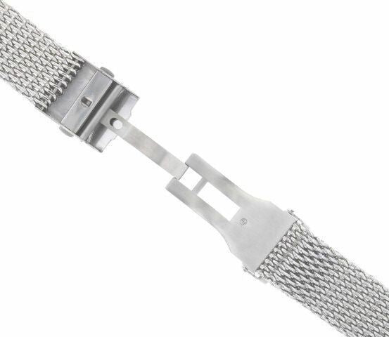 18-20-22-24mm SHARK MESH STAINLESS STEEL WATCH BAND FOR ROLEX