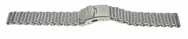 18mm-20mm,22mm,24mm SHARK MESH STAINLESS STEEL WATCH BAND BRACELET FOR TAG HEUER