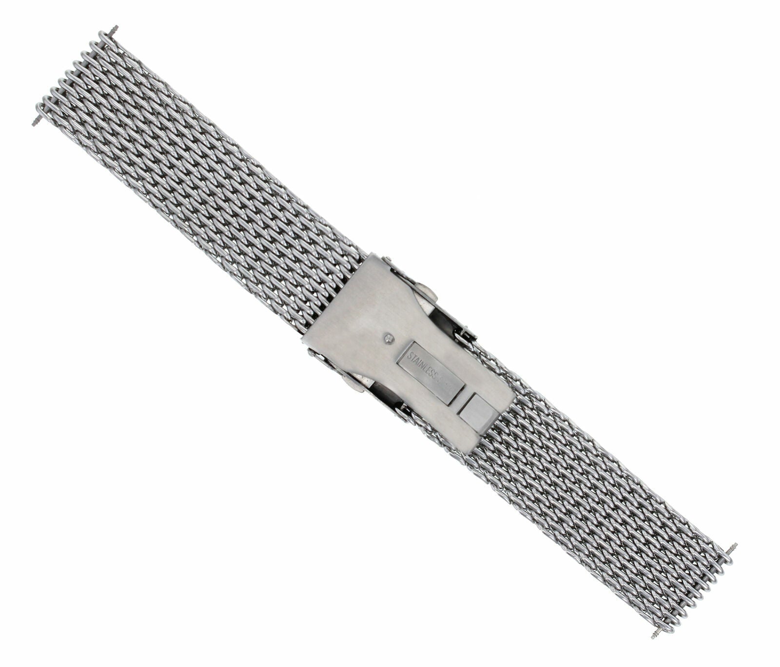 18-20-22-24mm HEAVY SHARK MESH BAND STAINLESS STEEL CLASP FOR SEIKO KINETIC TQ