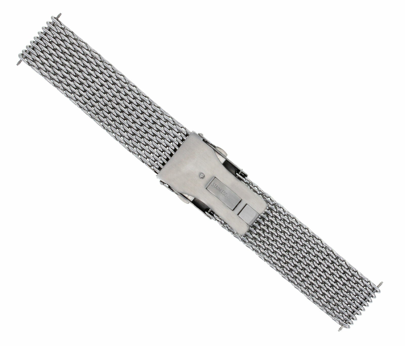 18-20-22-24mm HEAVY SHARK MESH BAND STAINLESS STEEL CLASP FOR SEIKO KINETIC TQ