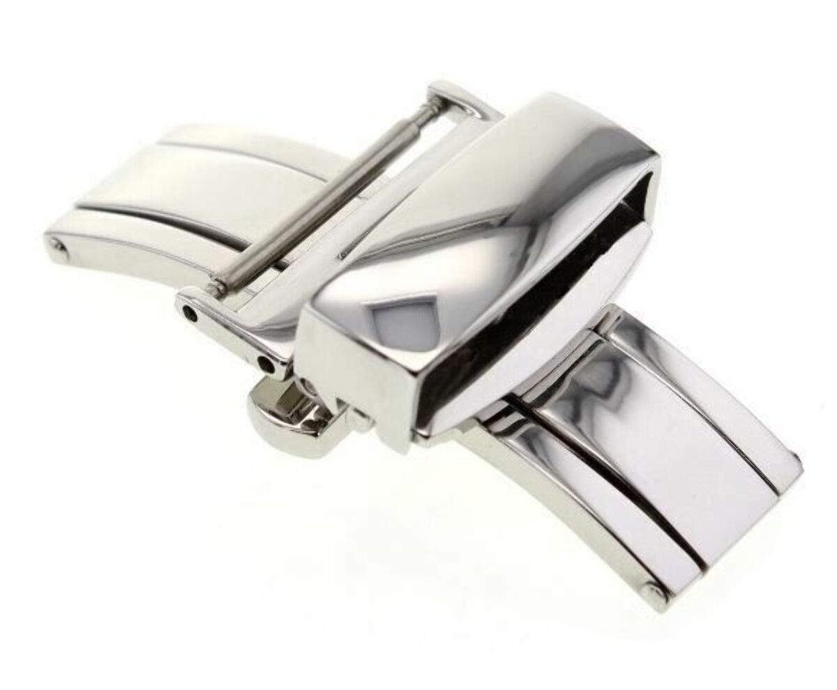 14-16-18-20-22-24MM DEPLOYMENT BUCKLE FOR LEATHER BAND STRAP OMEGA SPEEDMASTER