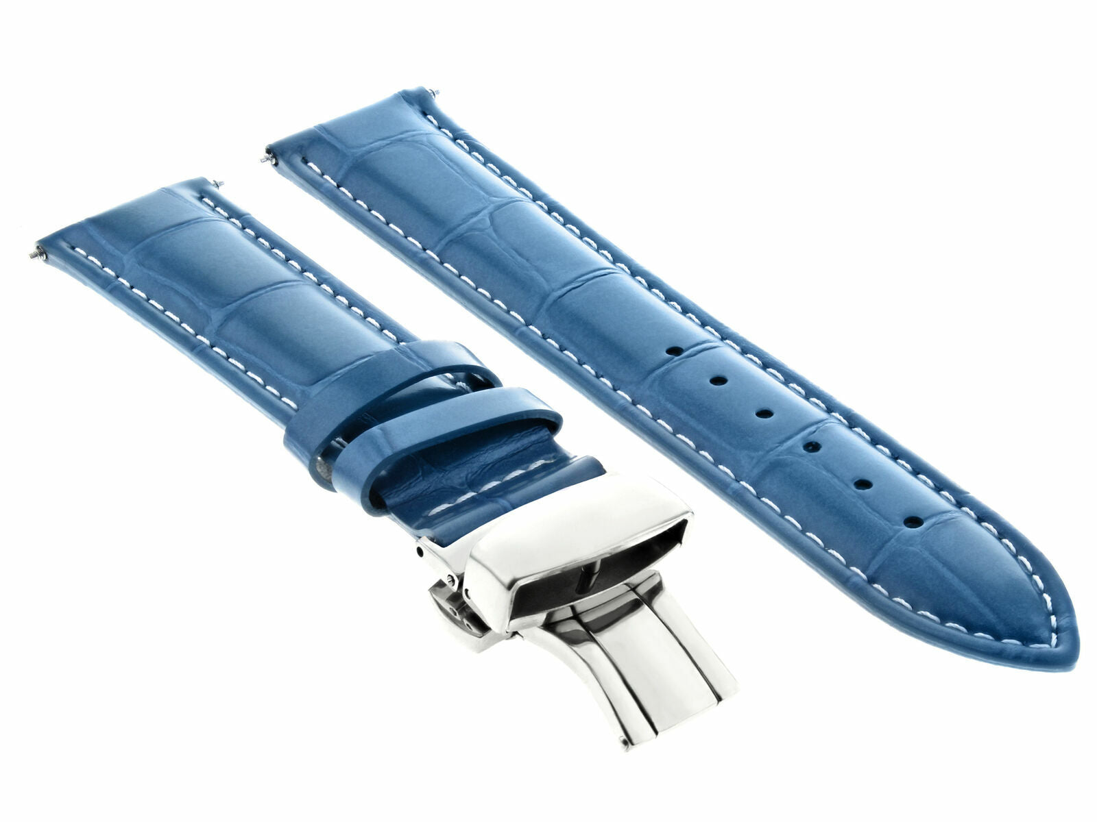 18-19-20,20-21-22-23-24MM LEATHER BAND STRAP DEPLOYMENT CLASP FOR BREITLING 3B