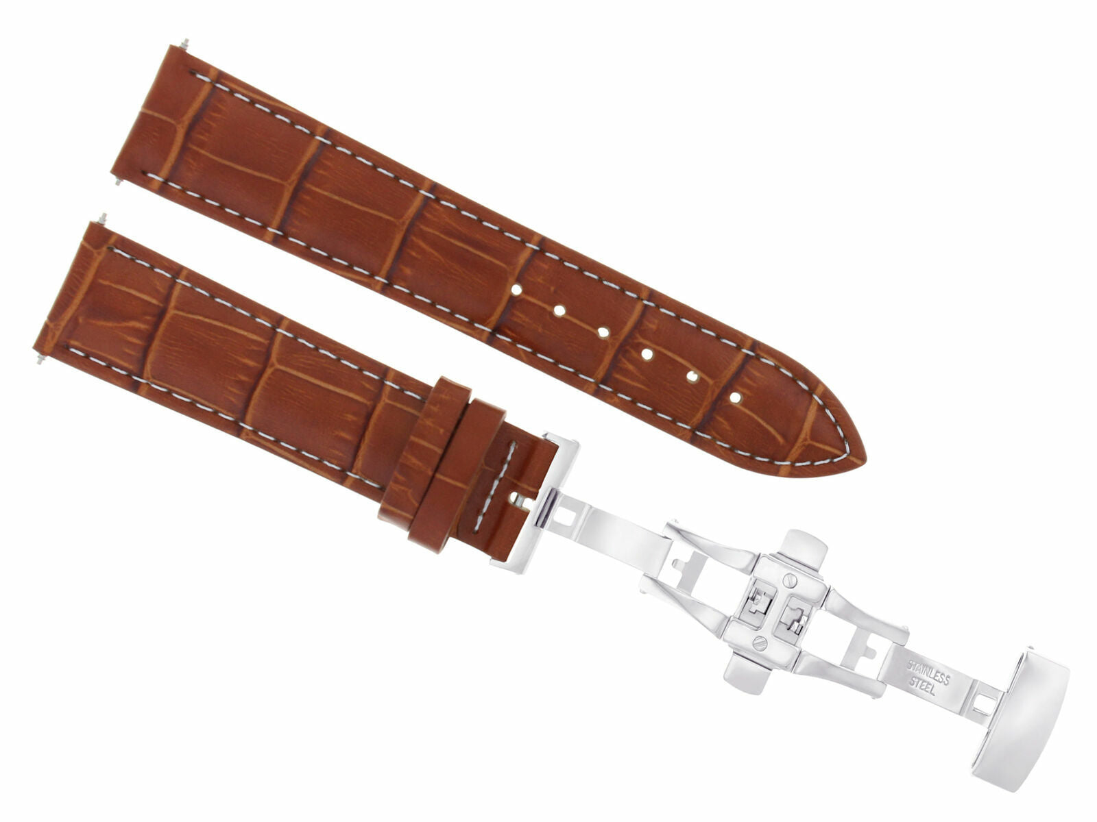 18-19-20,20-21-22-23-24MM LEATHER BAND STRAP DEPLOYMENT CLASP FOR BREITLING 3B