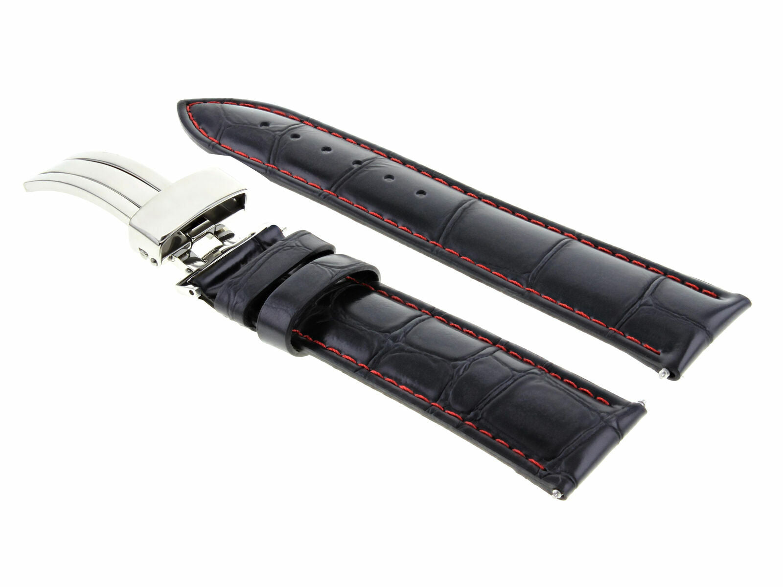 18-19-20,20-21-22-23-24MM LEATHER BAND STRAP DEPLOYMENT CLASP FOR BREITLING 3B