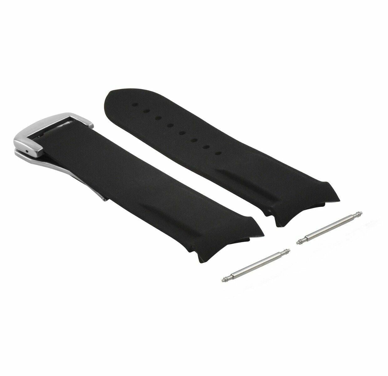 20MM 22MM RUBBER DIVER STRAP BAND 41MM + 45.5MM FOR OMEGA SEAMASTER CLASP CURVED