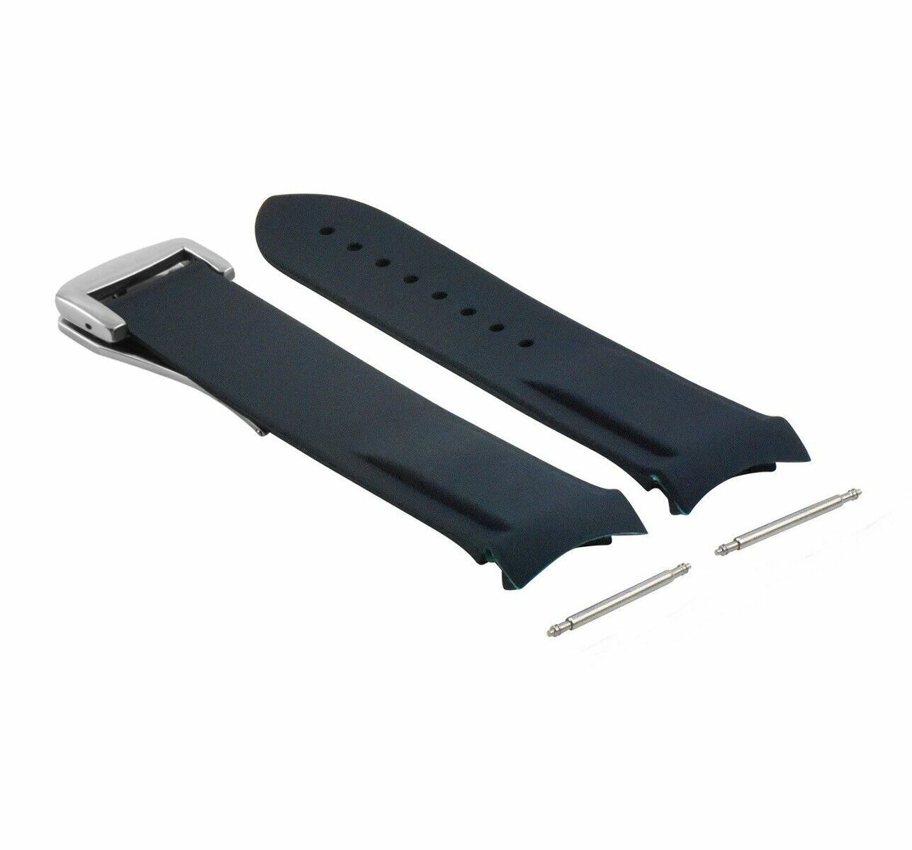 20MM 22MM RUBBER DIVER STRAP BAND 41MM + 45.5MM FOR OMEGA SEAMASTER CLASP CURVED
