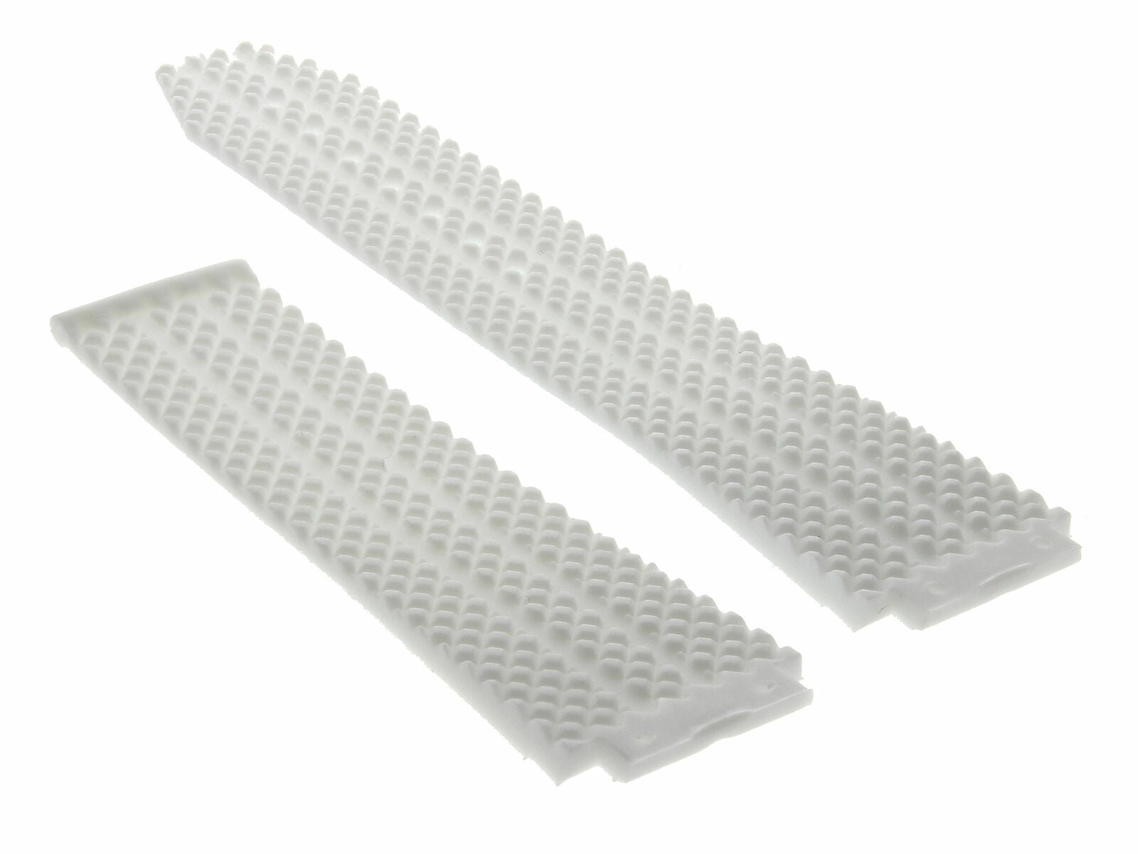 25MM RUBBER WATCH BAND STRAP FOR HUBLOT H BIG BANG DEPLOYMENT + 2 SCREW WHITE