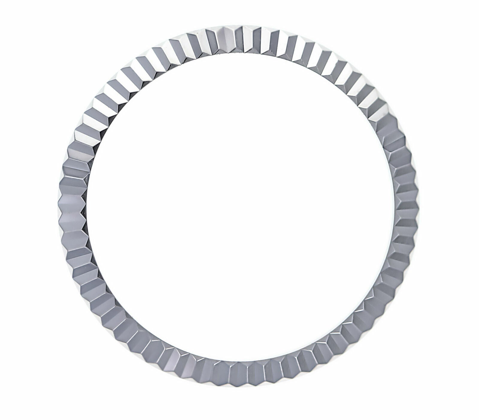 LADIES STAINLESS STEEL FLUTED BEZEL FOR ROLEX DATE, DATEJUST 79163, 69136, 69174