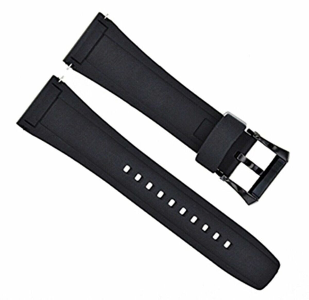 26MM RUBBER WATCH BAND STRAP FOR SEIKO VELATURA KINETIC WATCH SRH006/SPC007 PVD