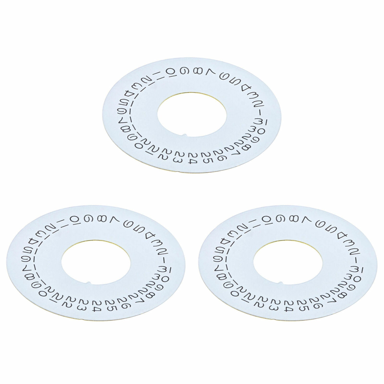 3 CALENDAR DATE DISC FOR ROLEX PRESIDENT 1801 1802 1803 1811 1814 1815 6611WHITE
