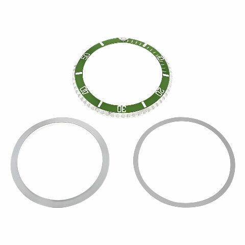 BEZEL & INSERT FOR TUDOR SUBMARINER CASE 9401 7016 7928 76100 94010 WATCH GREEN
