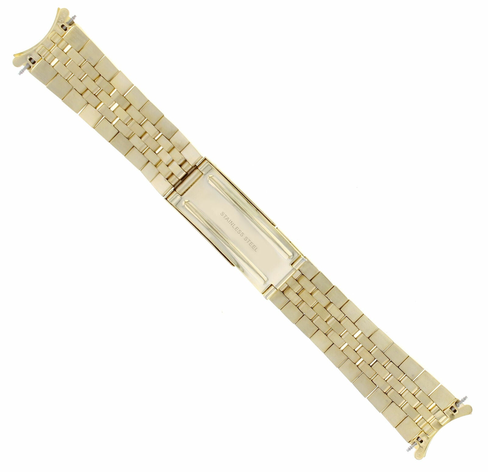 19MM JUBILEE WATCH BAND FOR ROLEX DATE 1500 1550 OYSTER PERPETUAL 18K GOLD COLOR