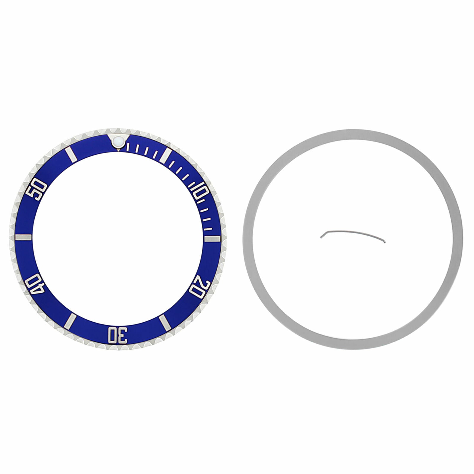 BEZEL + INSERT FOR ROLEX SUBMARINER SEA DWELLER 16600, 16660 INSTALLED BLUE