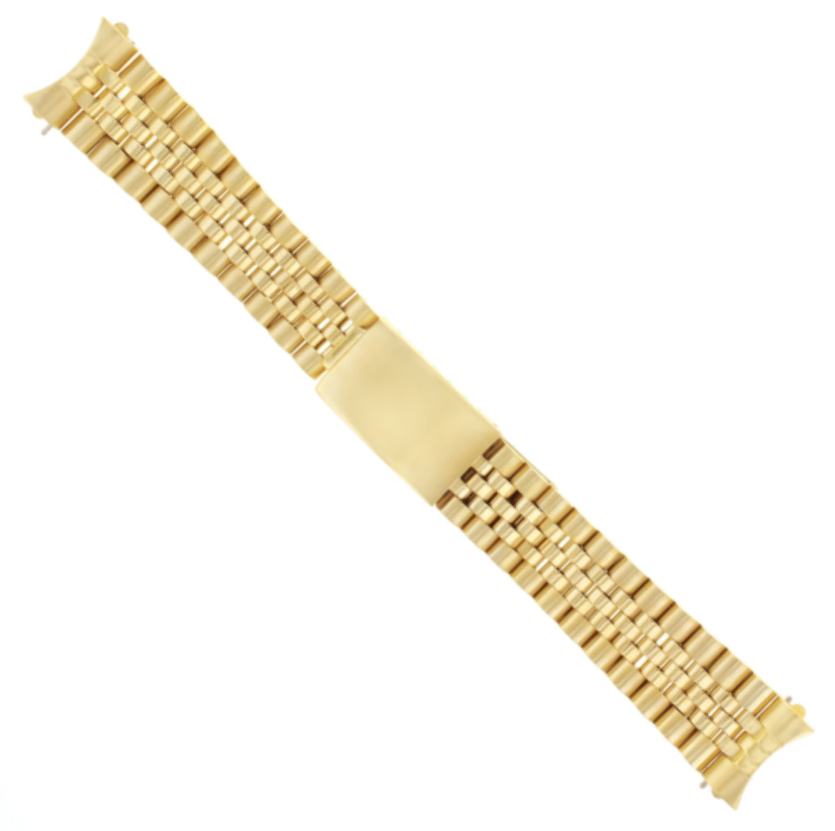 19MM JUBILEE WATCH BAND FOR 34MM TUDOR, ROLEX DATE 1502 1503 1505 1511 18K GOLD