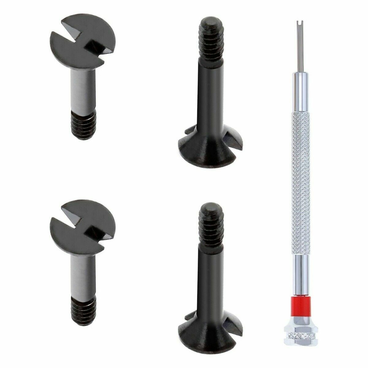 4 6.5MM SCREW H FOR 44-45MM HUBLOT BIG BANG STRAP BAND + SCREWDRIVER BLACK TOOL