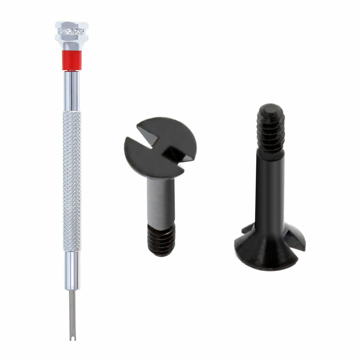 4 6.5MM SCREW H FOR 44-45MM HUBLOT BIG BANG STRAP BAND + SCREWDRIVER BLACK TOOL