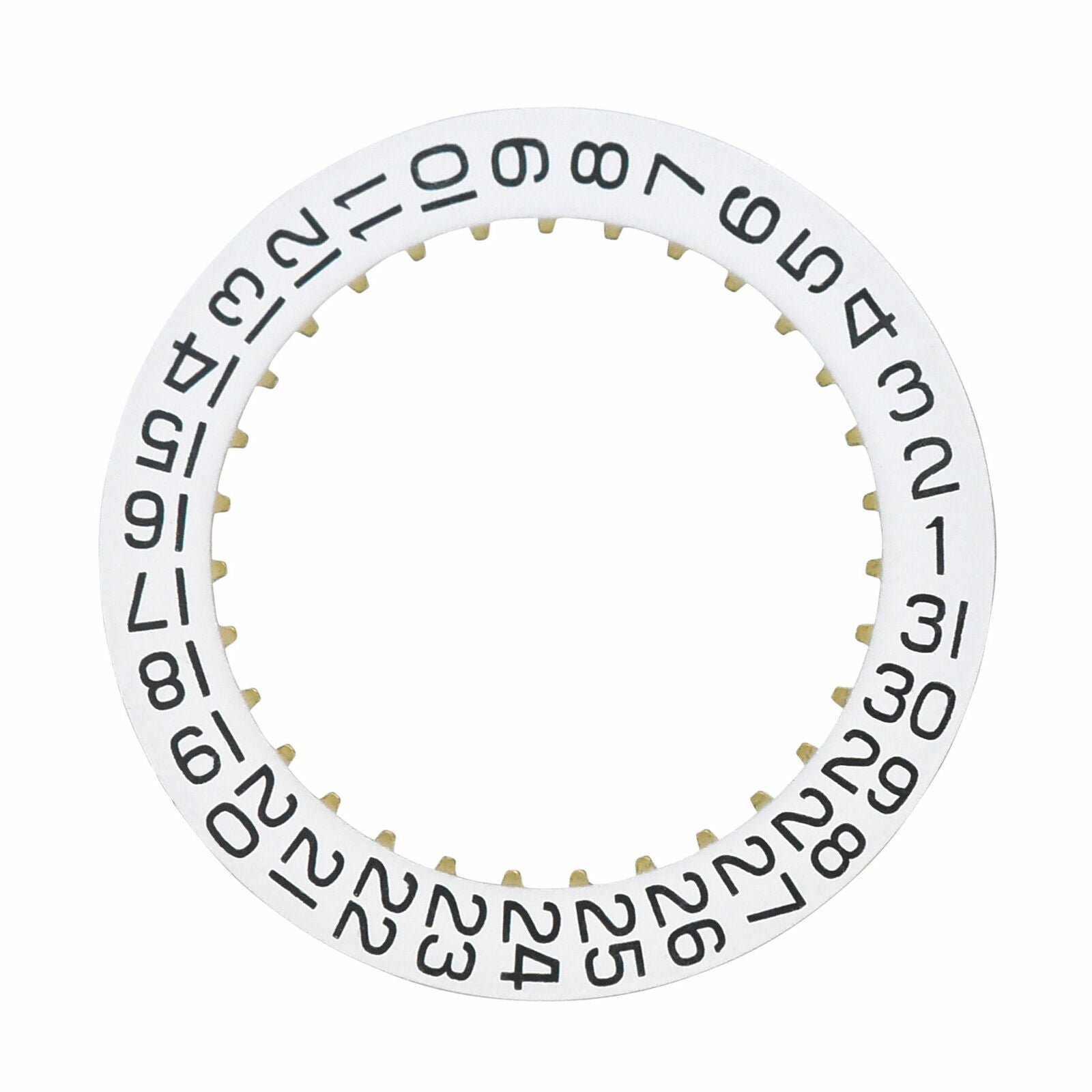 DATE DISC FOR SWISS MOVEMENT ETA 2836-2 WATCH WHITE