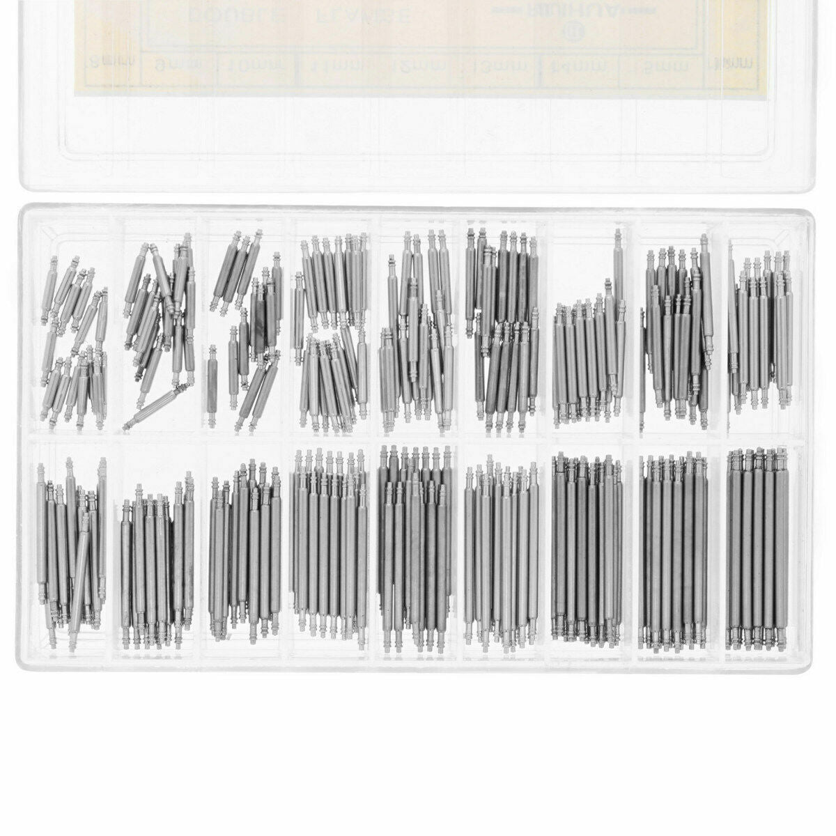 360 SPRING BAR FOR WATCH BAND RUBBER STRAP 1.5MM FLANGE 8MM-25MM STAINLESS STEEL