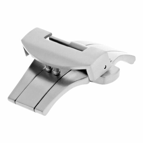 DEPLOYMENT LEATHER STRAP BAND CLASP 22MM BUCKLE FIT PANERAI 40MM PAM 44MM BRUSH