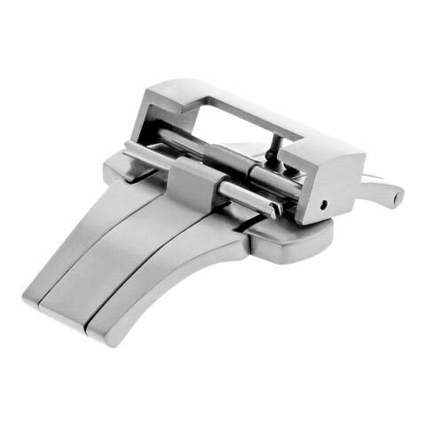 DEPLOYMENT LEATHER STRAP BAND CLASP 22MM BUCKLE FIT PANERAI 40MM PAM 44MM BRUSH