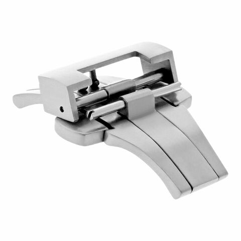 DEPLOYMENT LEATHER STRAP BAND CLASP 22MM BUCKLE FIT PANERAI 40MM PAM 44MM BRUSH