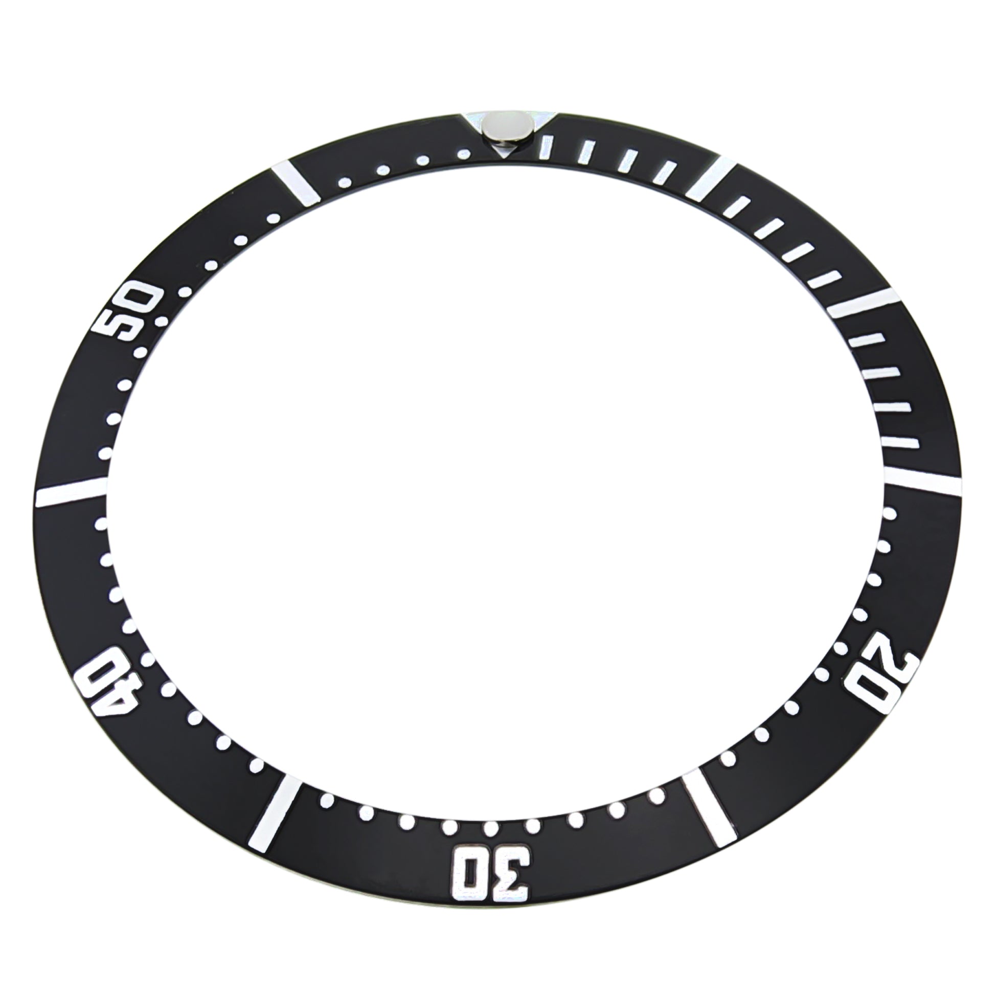 BEZEL INSERT FOR 36MM OMEGA SEAMASTER 200 REF:396.1042 396-1052 396-1062 BLACK