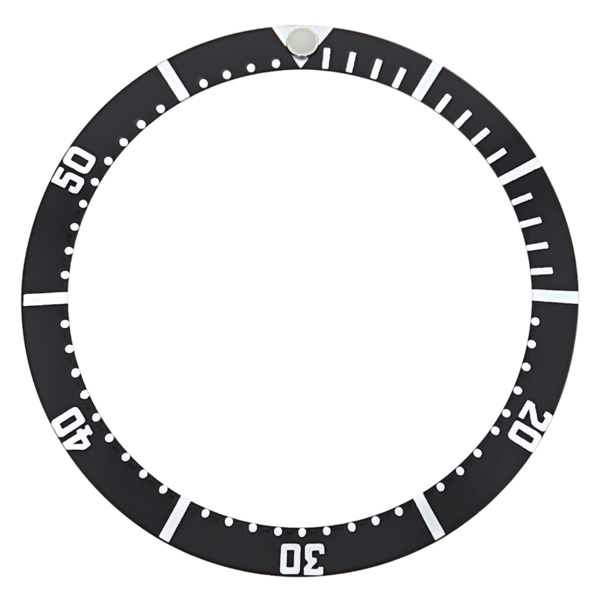 REPLACEMENT BEZEL INSERT BLACK FOR WATCH 34MM X 28MM