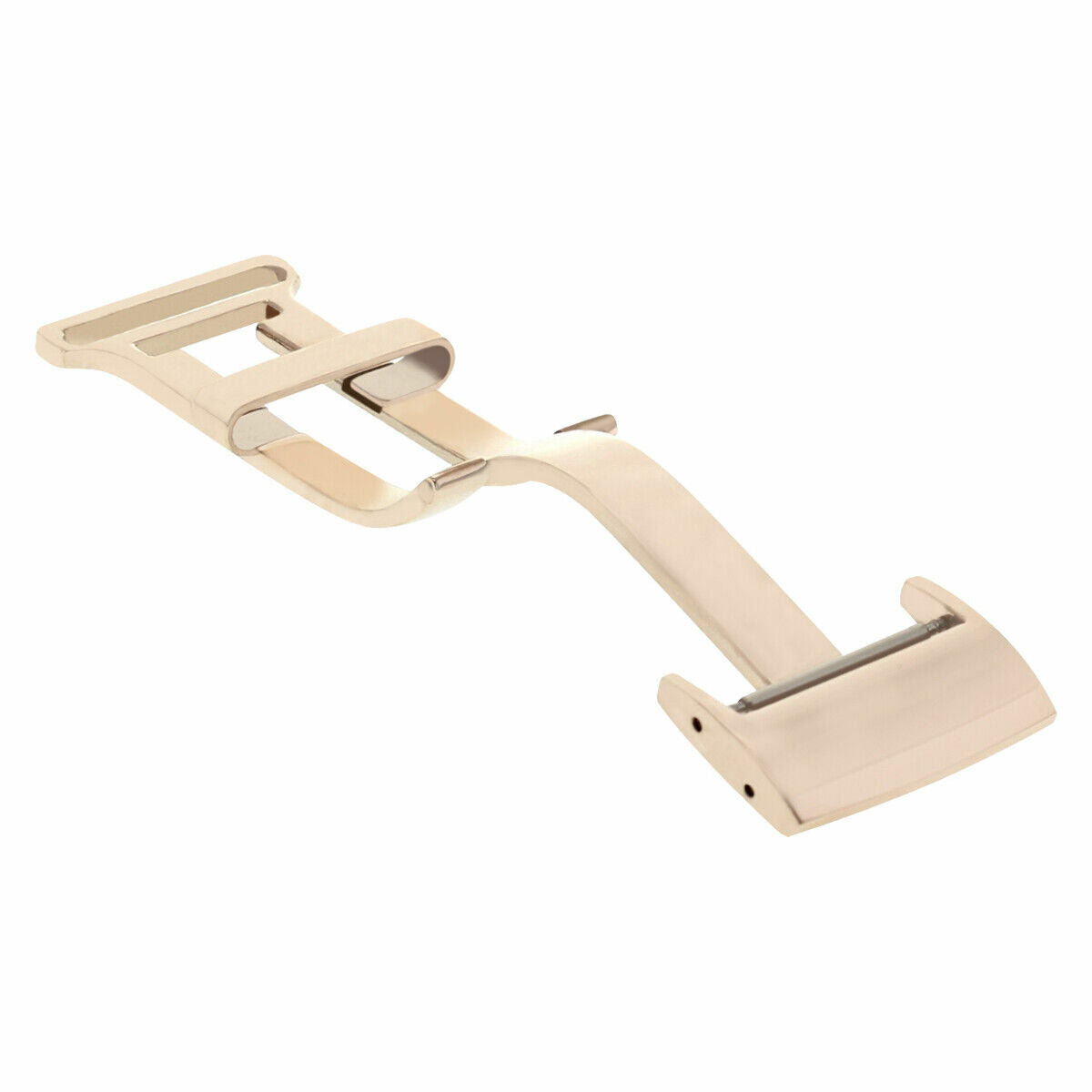 18MM DEPLOYMENT BAND BUCKLE CLASP FOR BREITLING PILOT LEATHER BAND STRAP ROSE