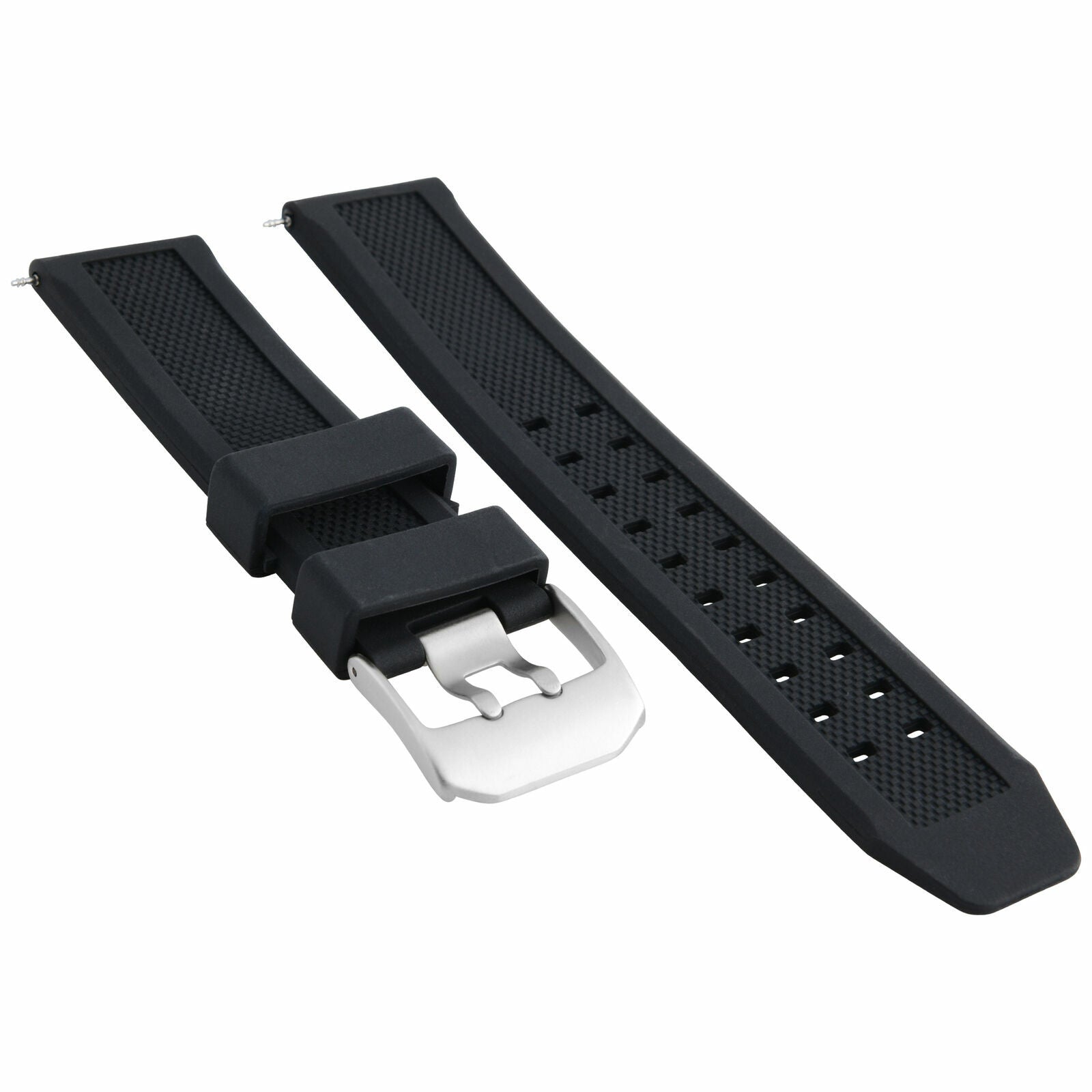 23MM RUBBER WATCH BAND STRAP FOR 46MM LUMINOX F-117 NIGHTHAWK - 6402.BO WATCH