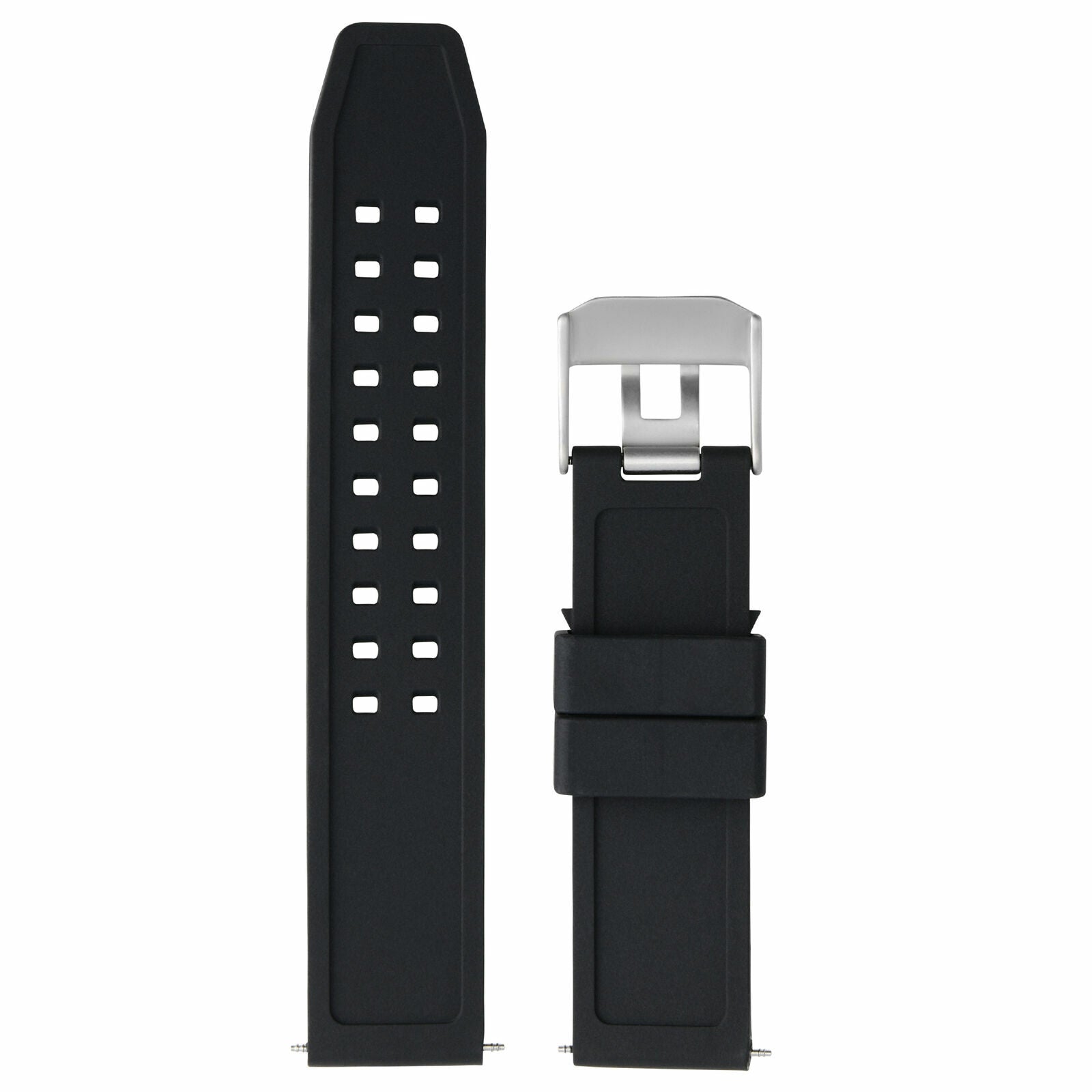 23MM RUBBER WATCH BAND STRAP FOR 46MM LUMINOX F-117 NIGHTHAWK - 6402.BO WATCH
