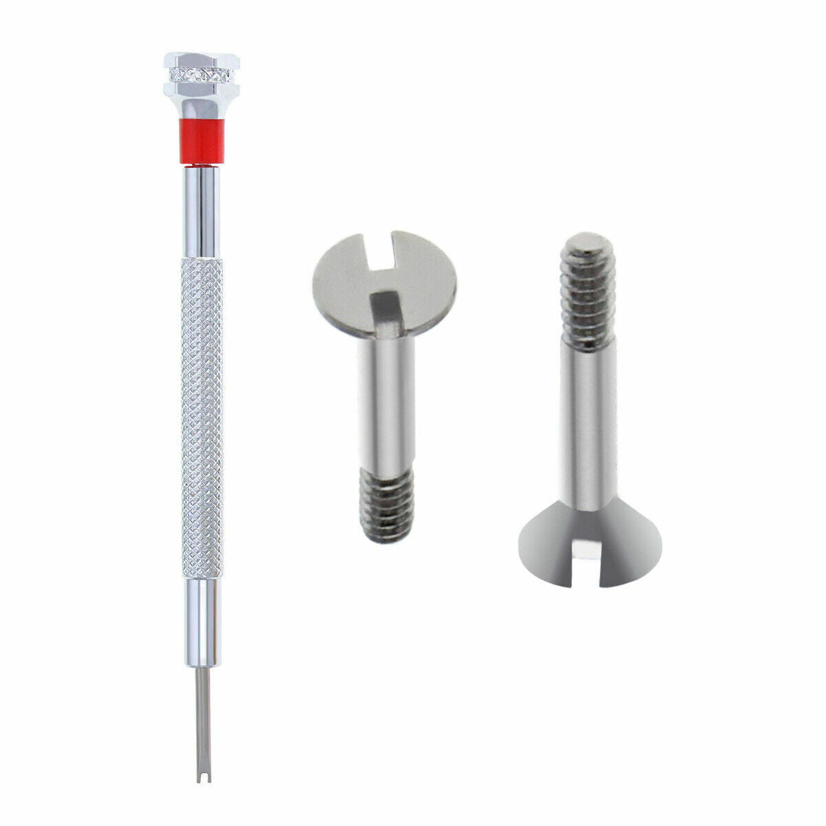 2 "H" SCREW FOR 44-45MM HUBLOT BIG BANG WATCH RUBBER STRAP BAND + SCREWDRIVER SS