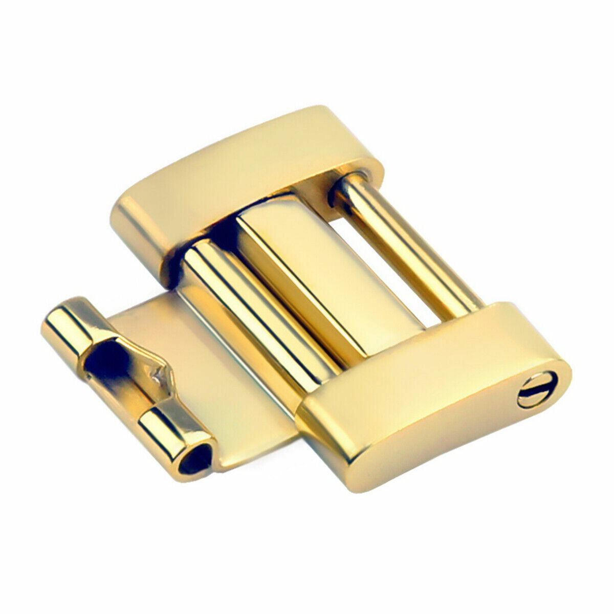 16MM HALF LINK CONNECT OPENING SIDE OYSTER BAND FOR ROLEX FIT CLASP GOLD COLOR