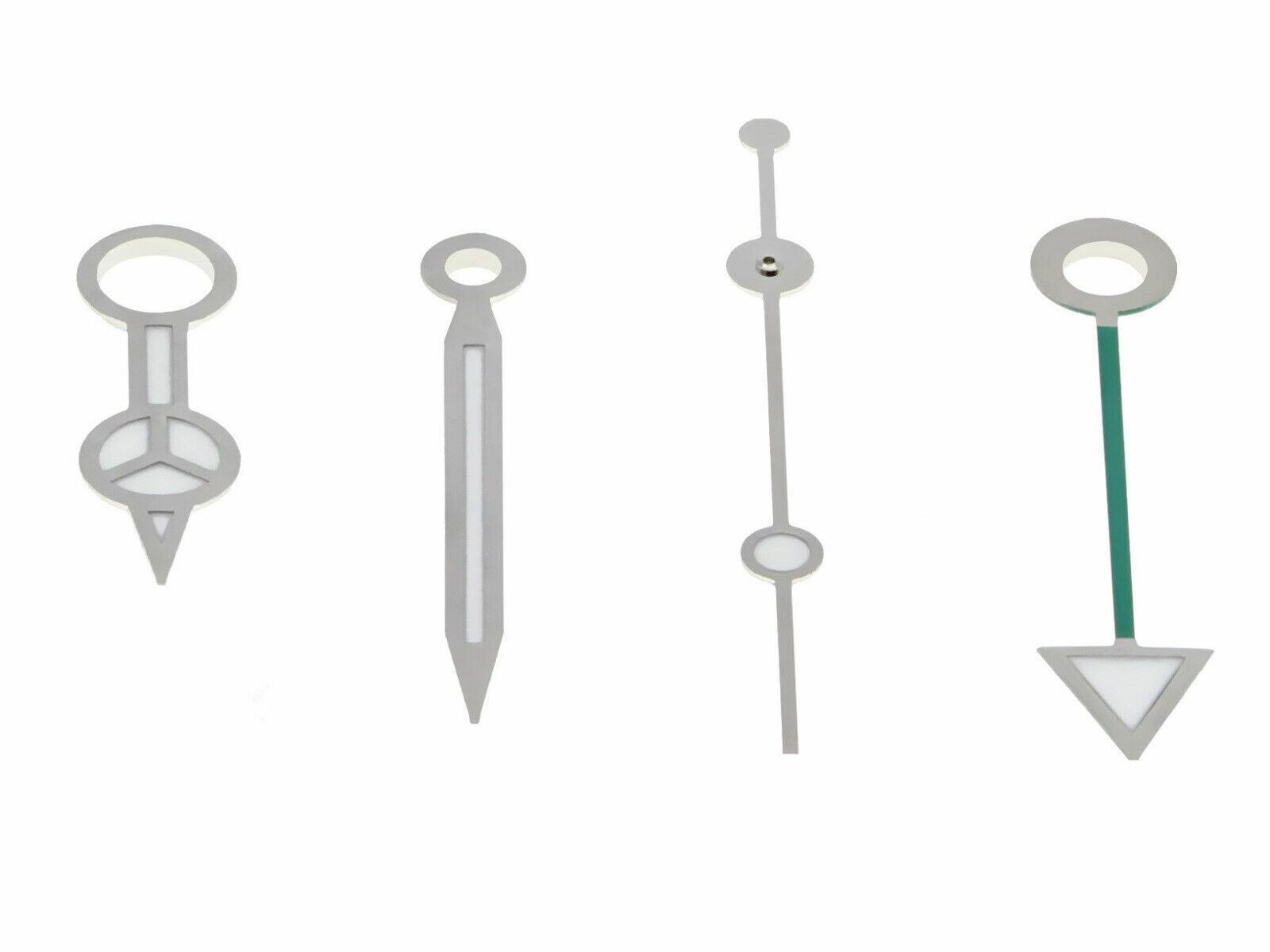 WATCH HAND FOR ROLEX GREEN GMT I II 3075-3175 16700 16710 16713 116710 SILVER