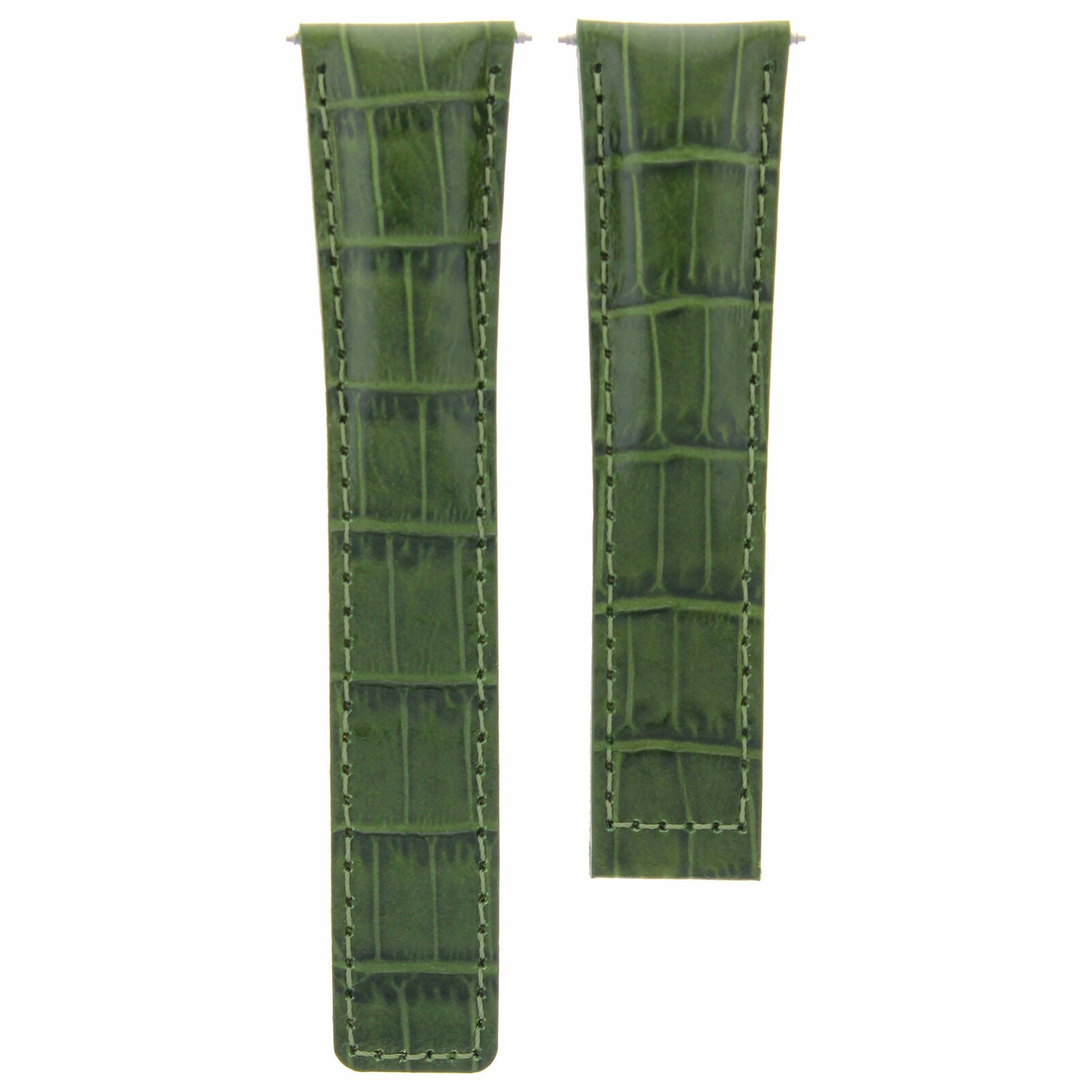 22MM LEATHER BAND STRAP FOR TAG HEUER CARRERA MONACO CALIBRE 12,16,36,1887 GREEN