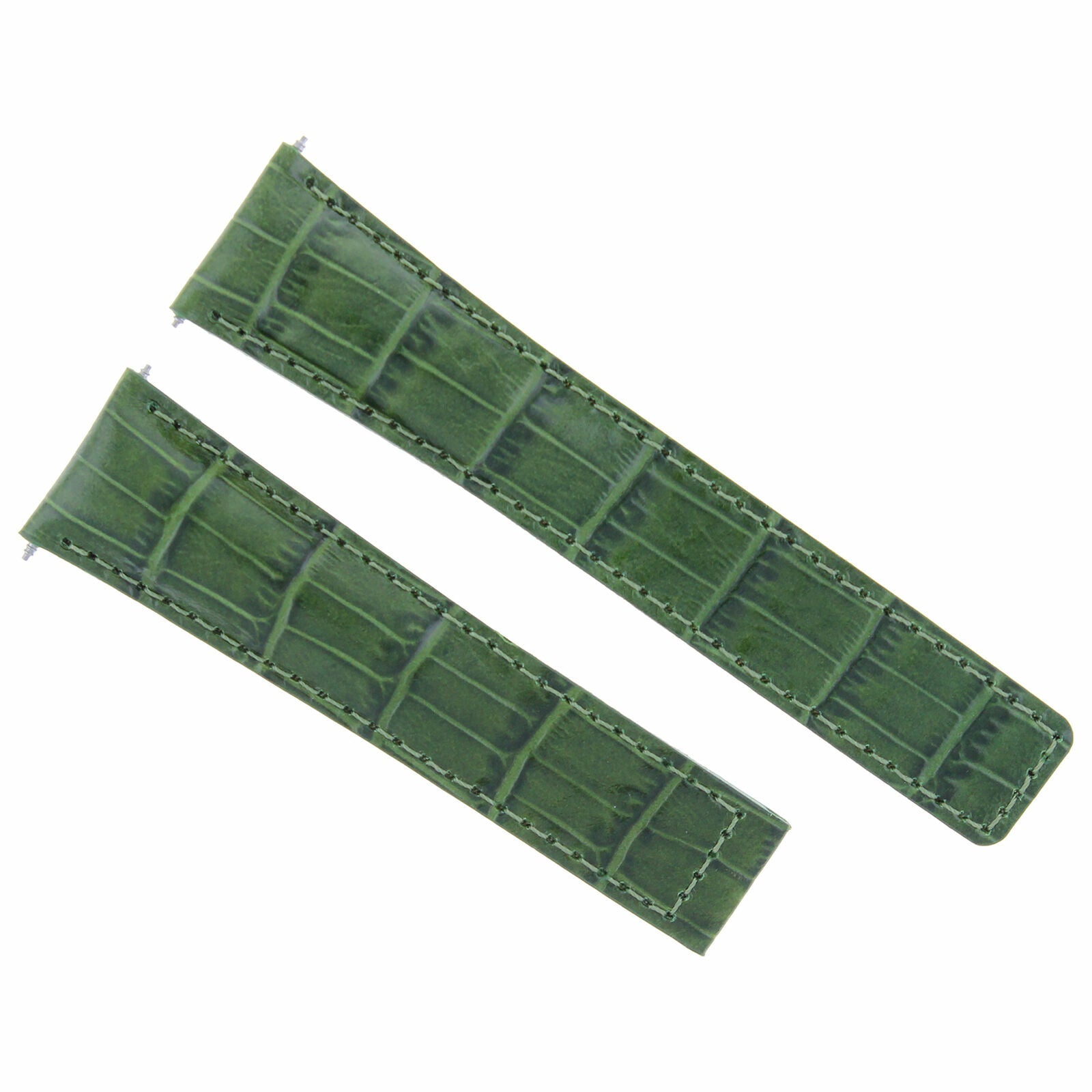 22MM LEATHER BAND STRAP FOR TAG HEUER CARRERA MONACO CALIBRE 12,16,36,1887 GREEN
