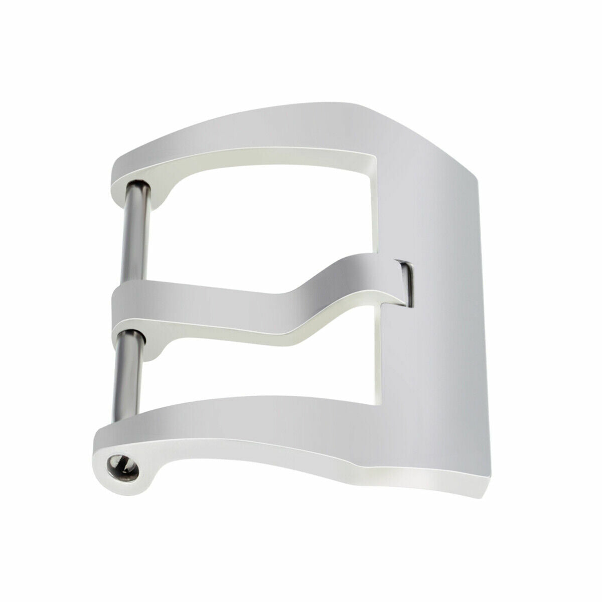 18MM WATCH STRAP BAND PRE-V SCREW IN BUCKLE LEATHER OR RUBBER STAINLESS ST SHINY