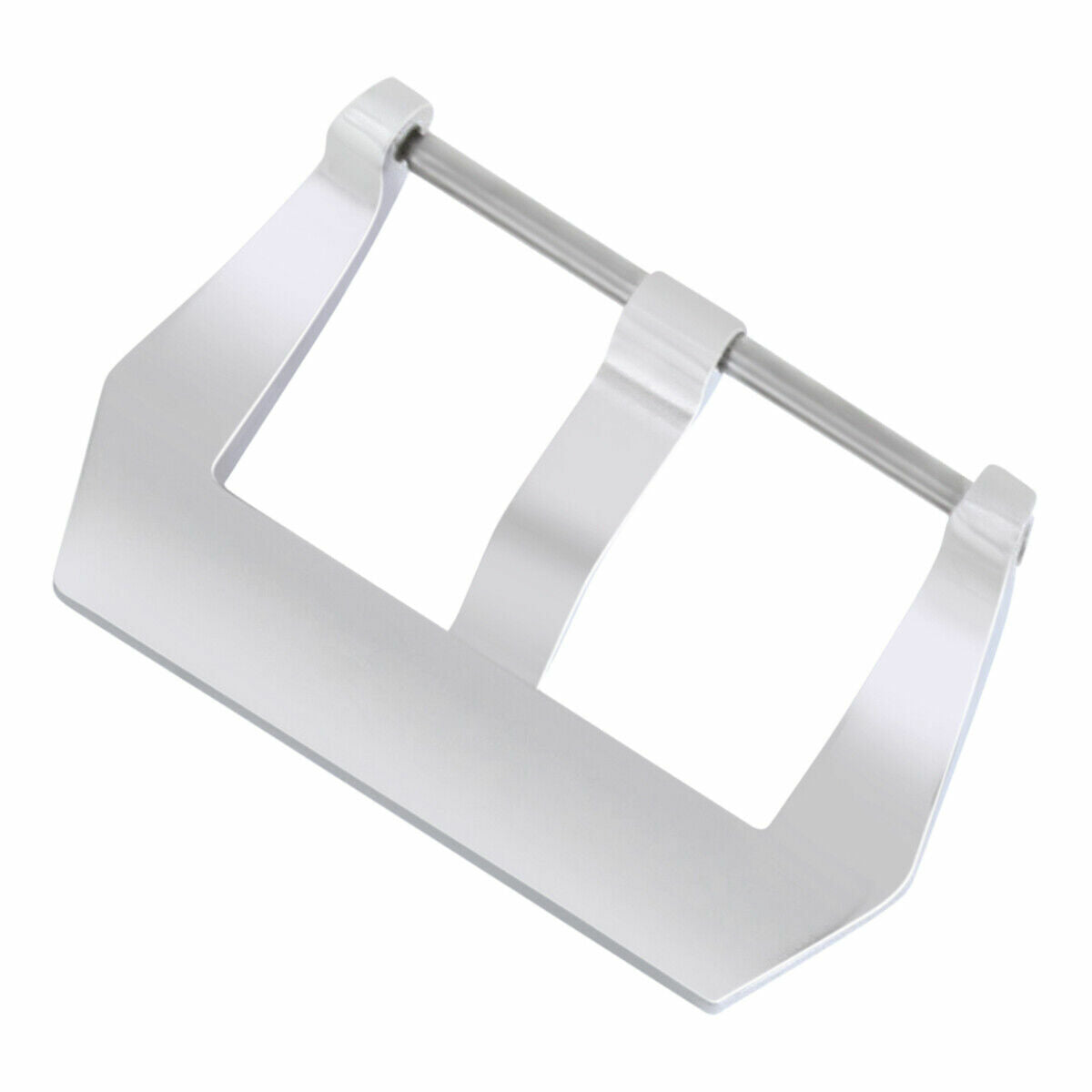 18MM WATCH STRAP BAND PRE-V SCREW IN BUCKLE LEATHER OR RUBBER STAINLESS ST SHINY