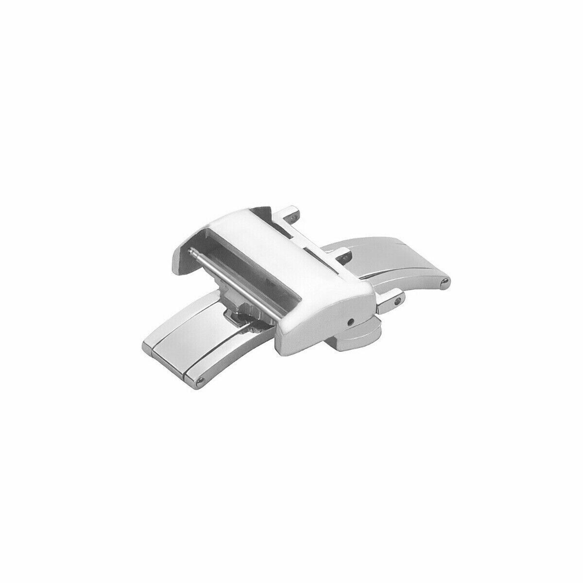 18MM DEPLOYMENT BAND BUCKLE CLASP FOR LONGINES STRAP STAINLESS STEEL POLISH