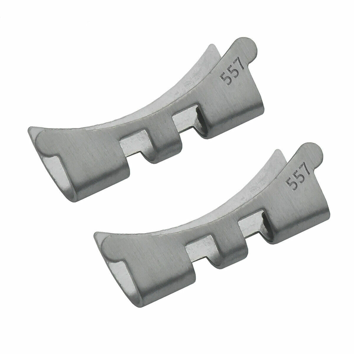 3 SET 557 END LINK PIECE FOR 34MM ROLEX DATE WATCH JUBILEE WATCH BAND 19MM LUG