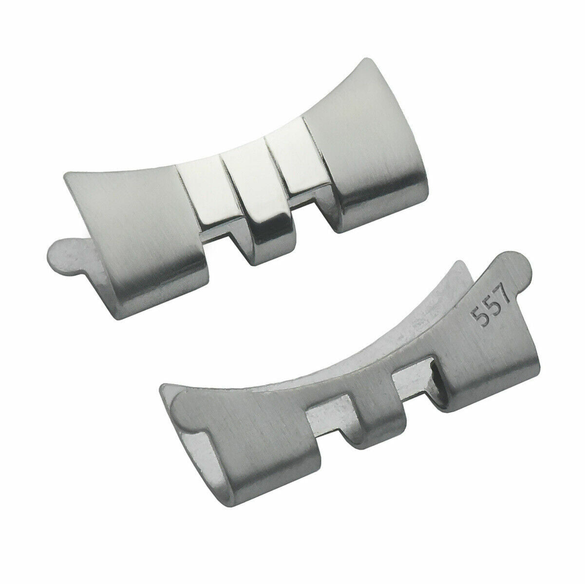 3 SET 557 END LINK PIECE FOR 34MM ROLEX DATE WATCH JUBILEE WATCH BAND 19MM LUG