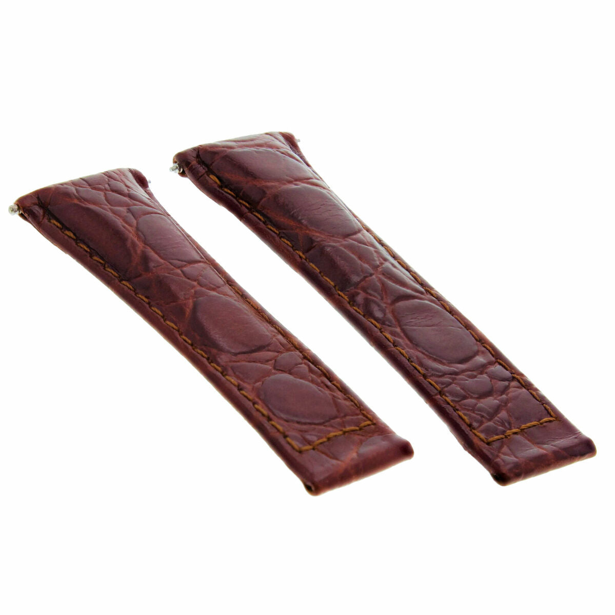 20MM GENUINE LEATHER WATCH BAND STRAP FOR ROLEX DAYTONA COGNAC / TAN REGULAR