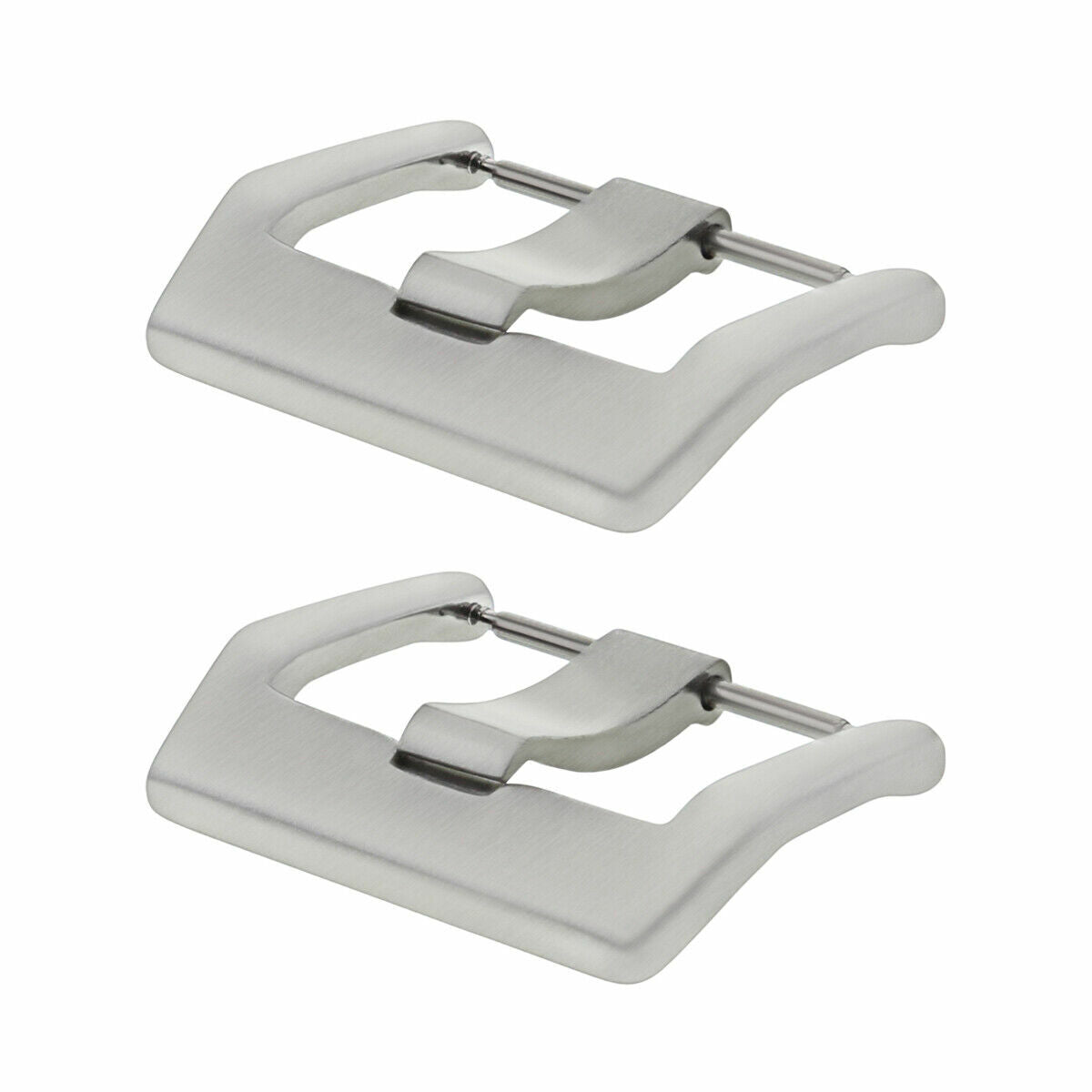 2-24MM BUCKLE FOR BELL & ROSS WATCH BAND LEATHER STRAP BR01, BR02, BR03 BRUSH