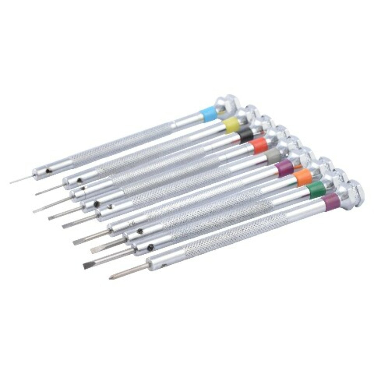 9 PC WATCH EYE GLASS SCREW DRIVER STAND WITH EXTRA BLADE TOOL TOP QUALITY