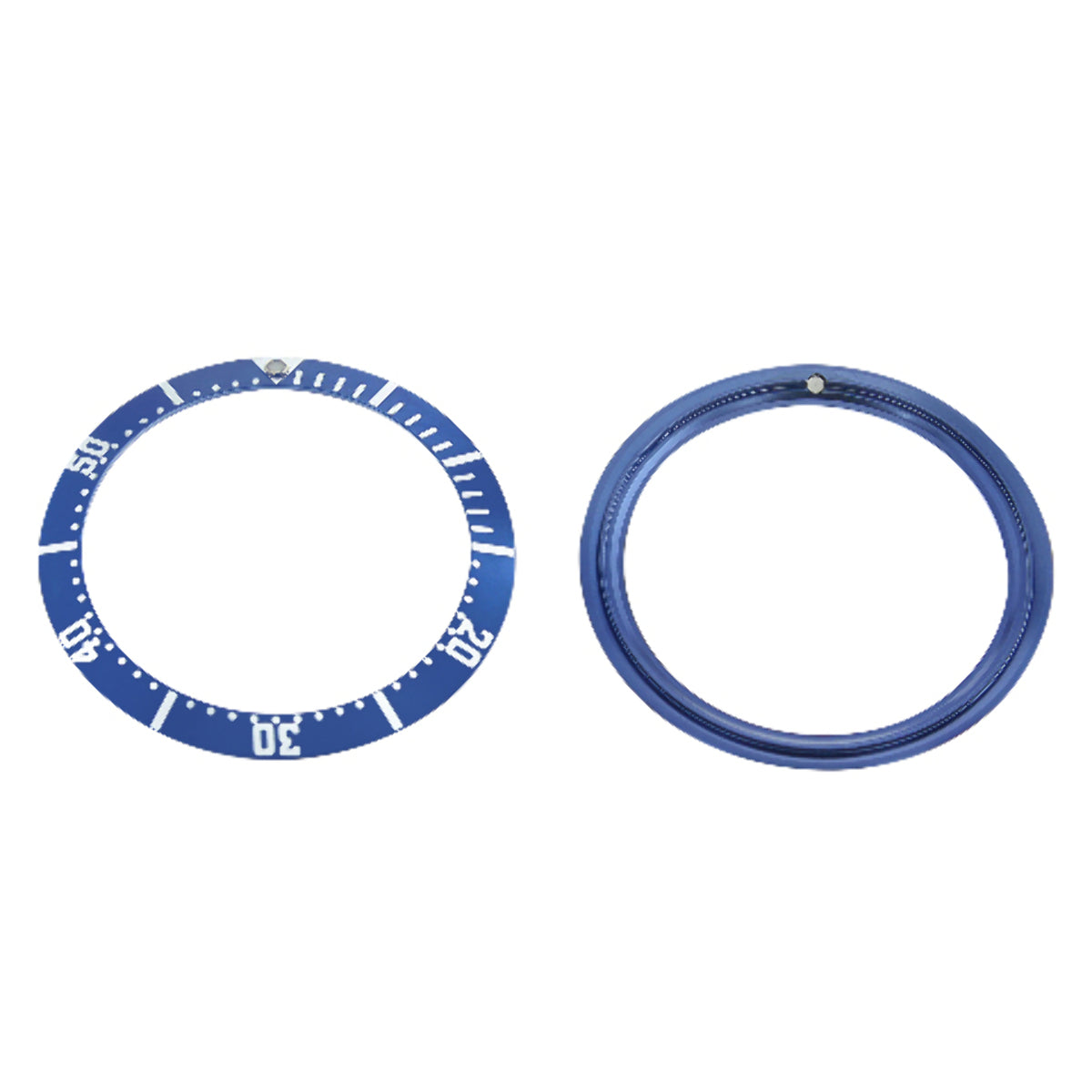REPLACEMENT BEZEL INSERT BLUE FOR WATCH 33.20MM X 26MM