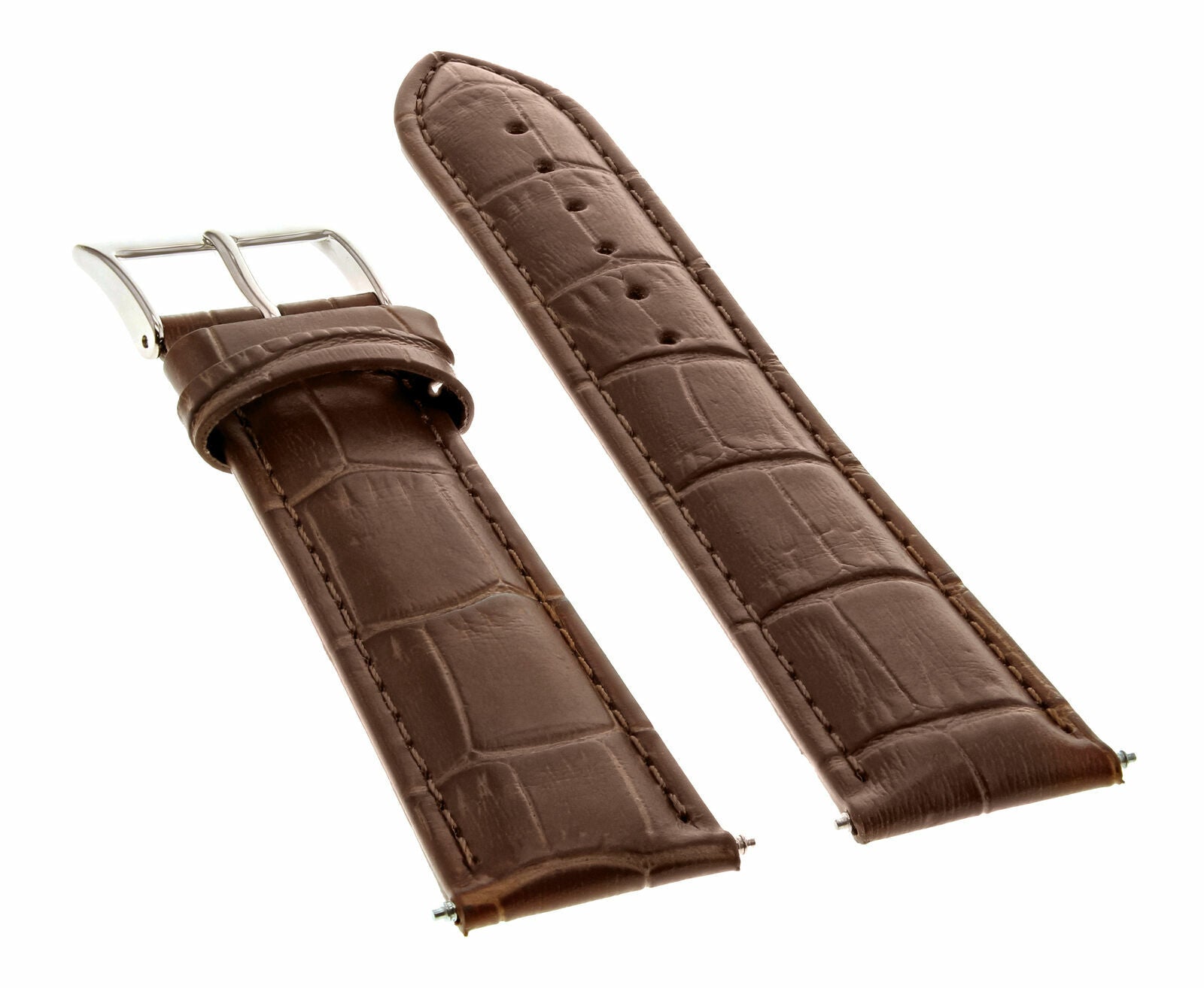 18MM ITALIAN LEATHER WATCH BAND STRAP FOR ROLEX WATCH LIGHT BROWN